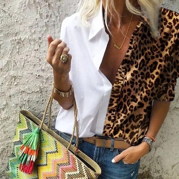 Women's Autumn Casual Deep V Neck Top