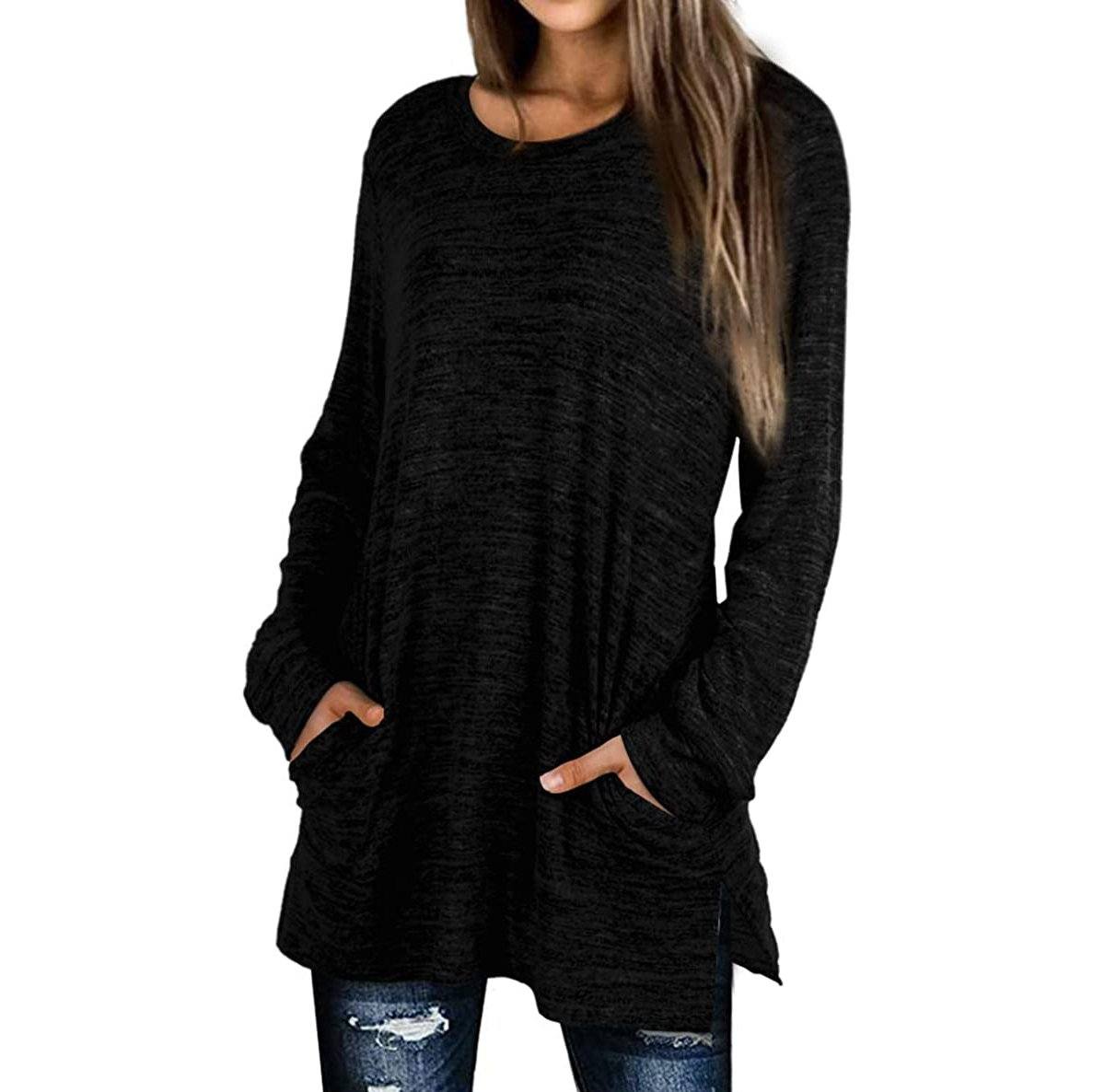 Women's Casual Sweatshirts Long Sleeve Oversized Shirt