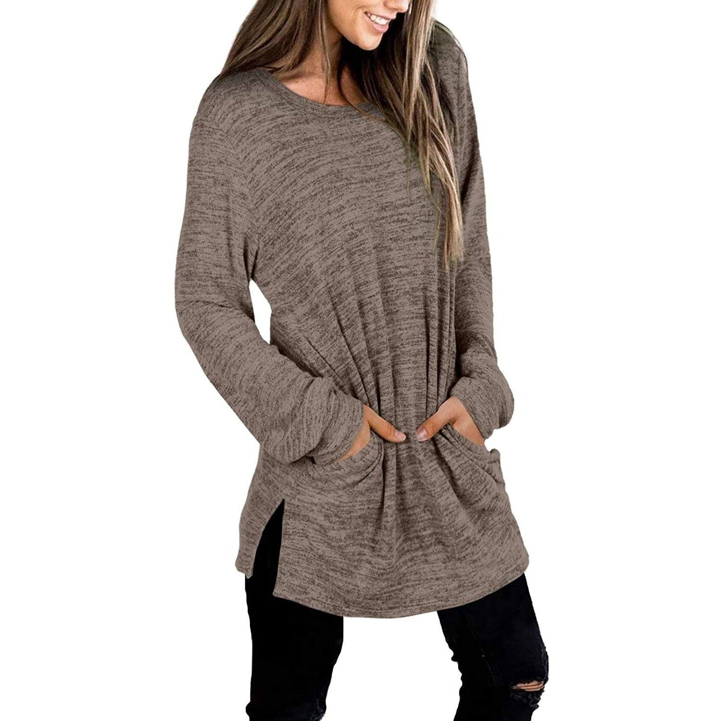 Women's Casual Sweatshirts Long Sleeve Oversized Shirt