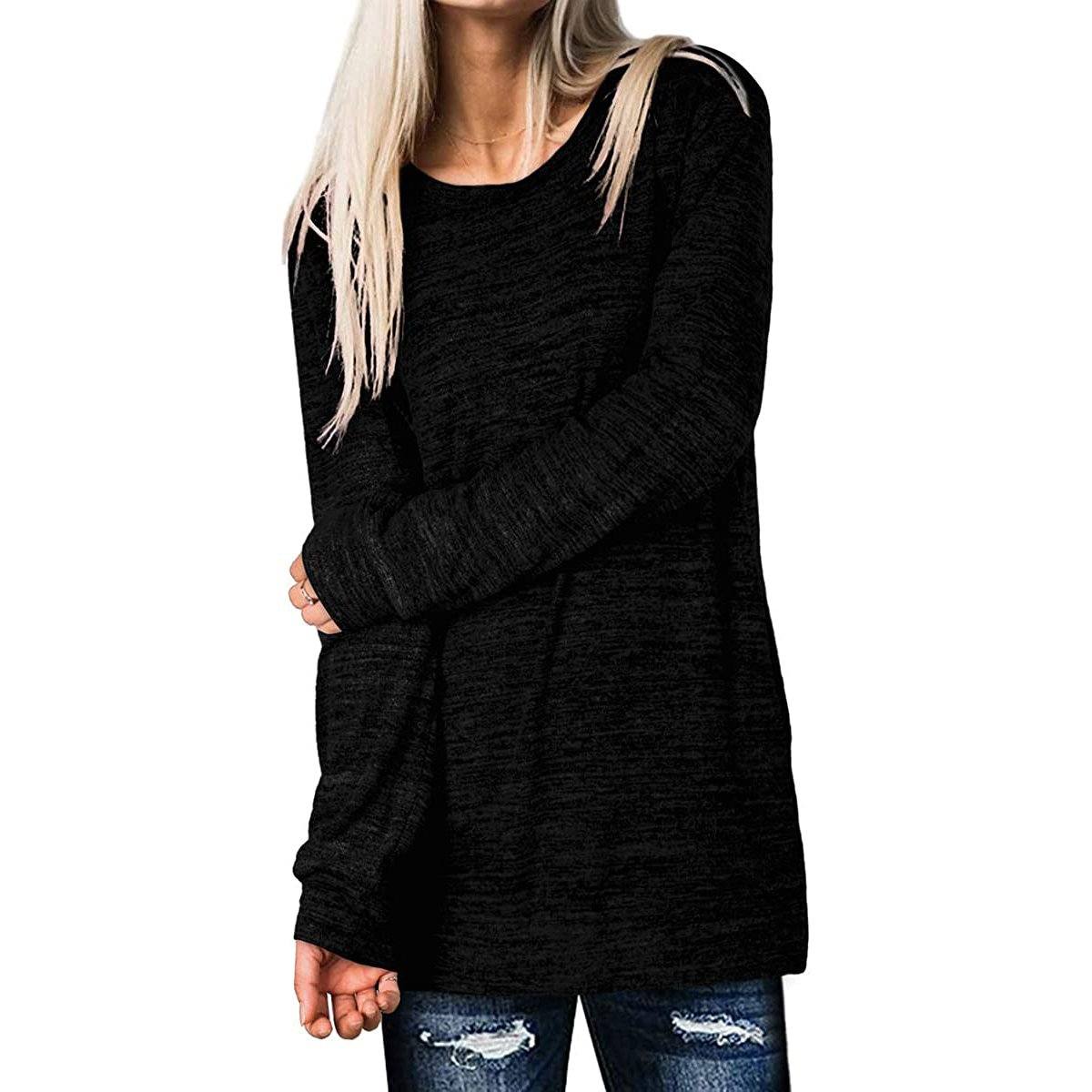 Women's Casual Sweatshirts Long Sleeve Oversized Shirt