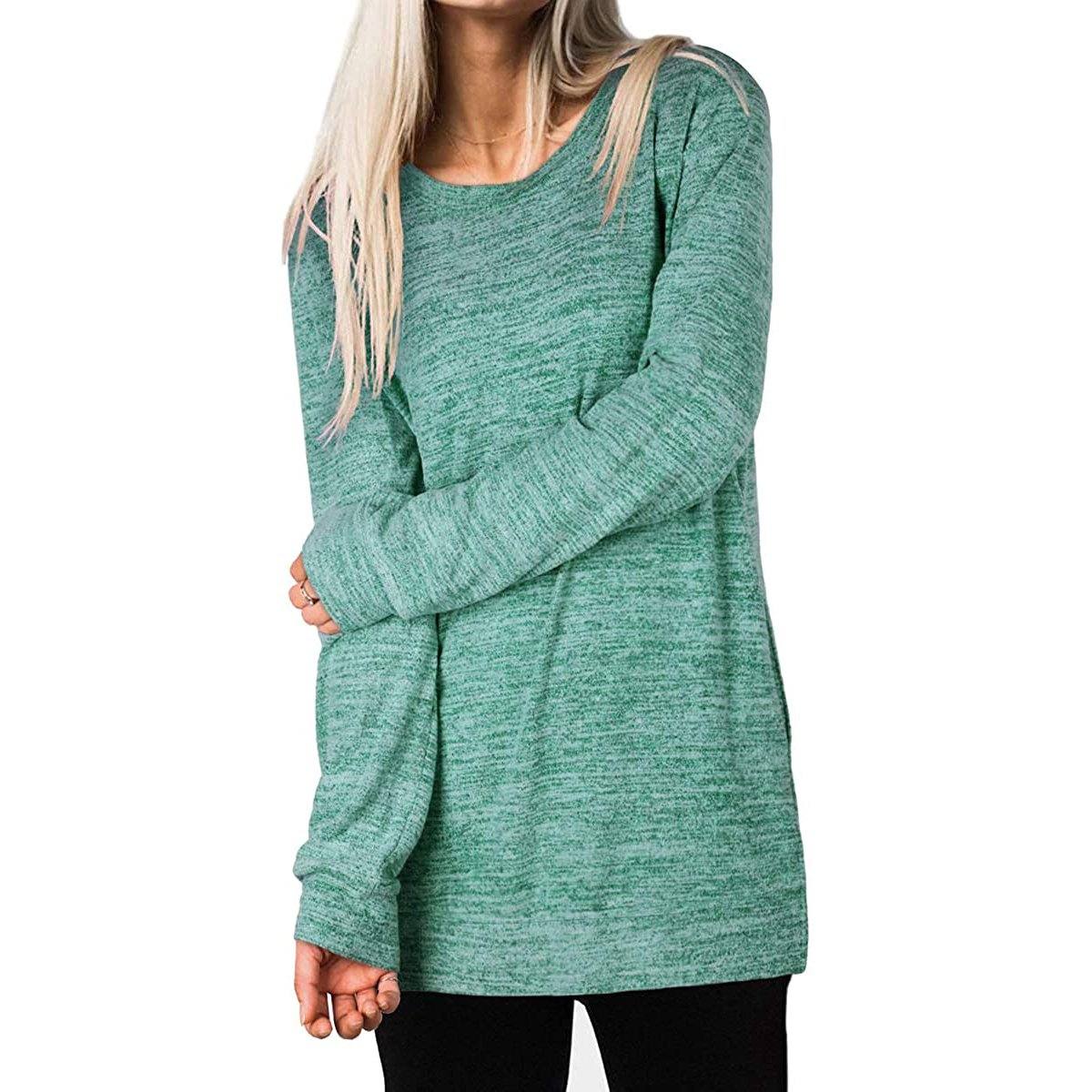 Women's Casual Sweatshirts Long Sleeve Oversized Shirt