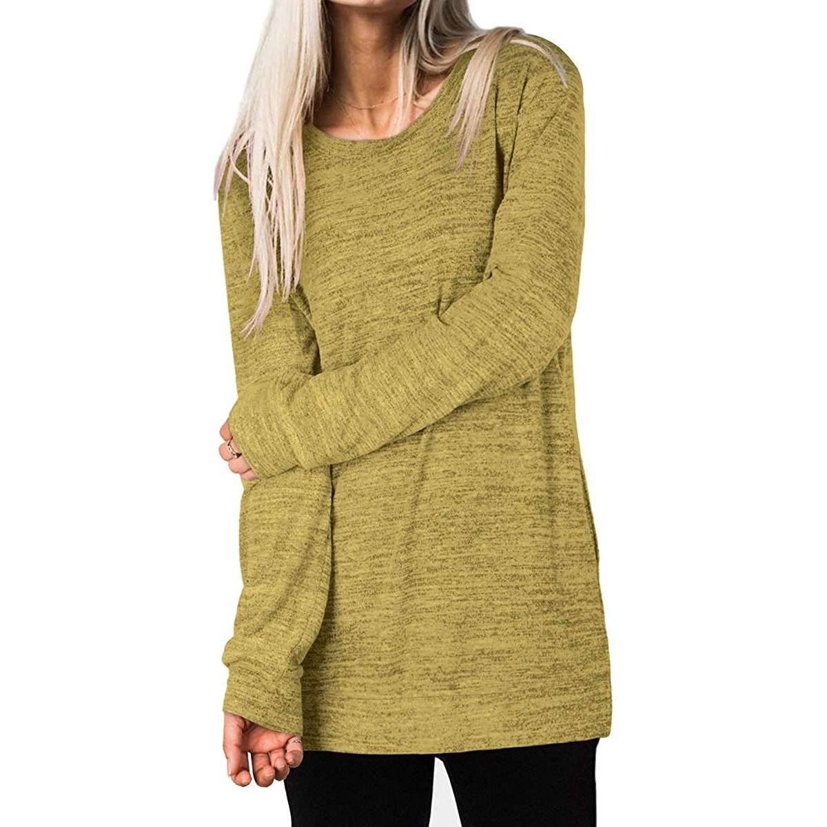 Women's Casual Sweatshirts Long Sleeve Oversized Shirt