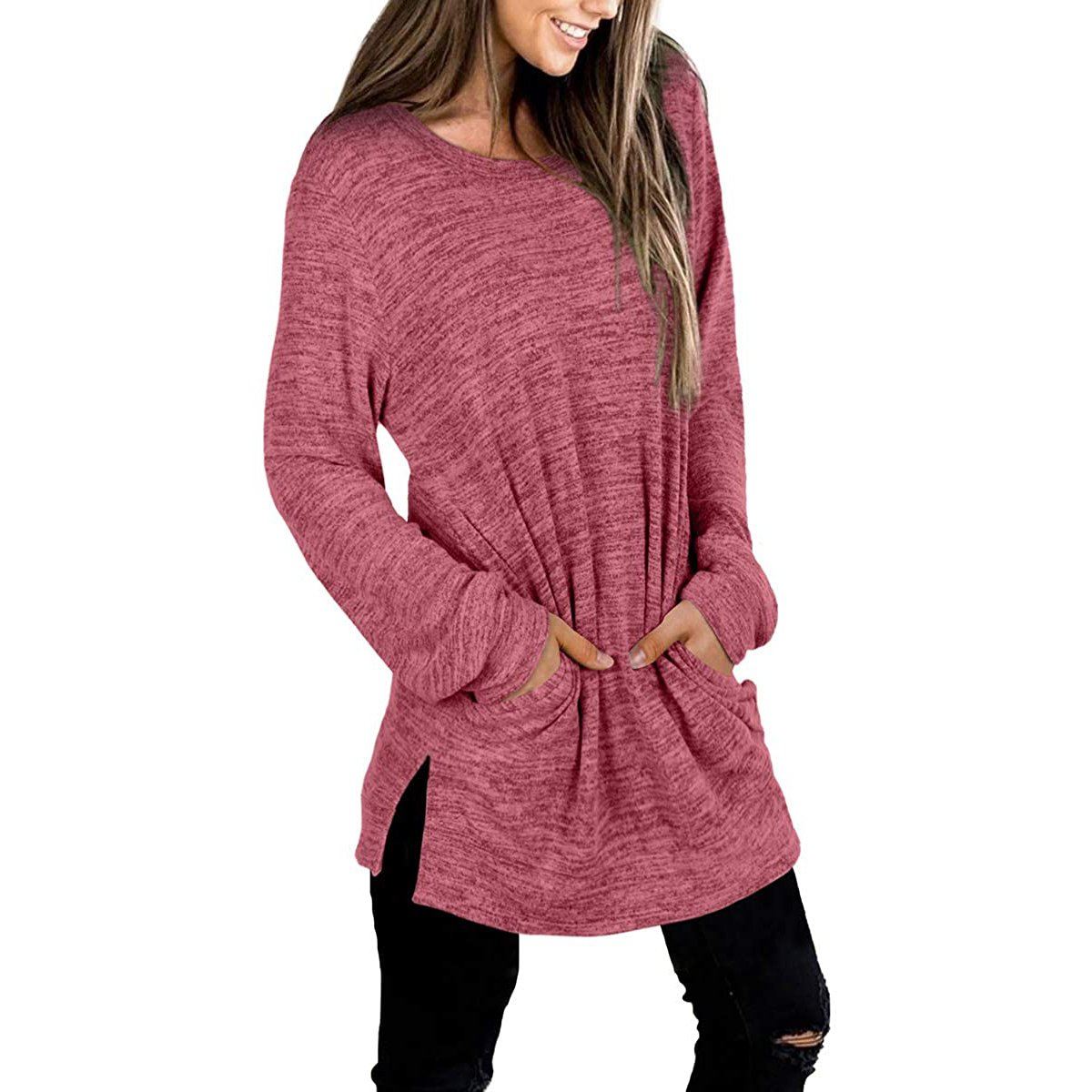 Women's Casual Sweatshirts Long Sleeve Oversized Shirt