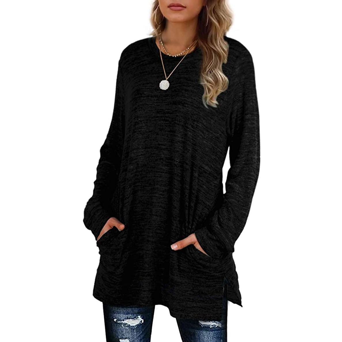 Women's Casual Sweatshirts Long Sleeve Oversized Shirt