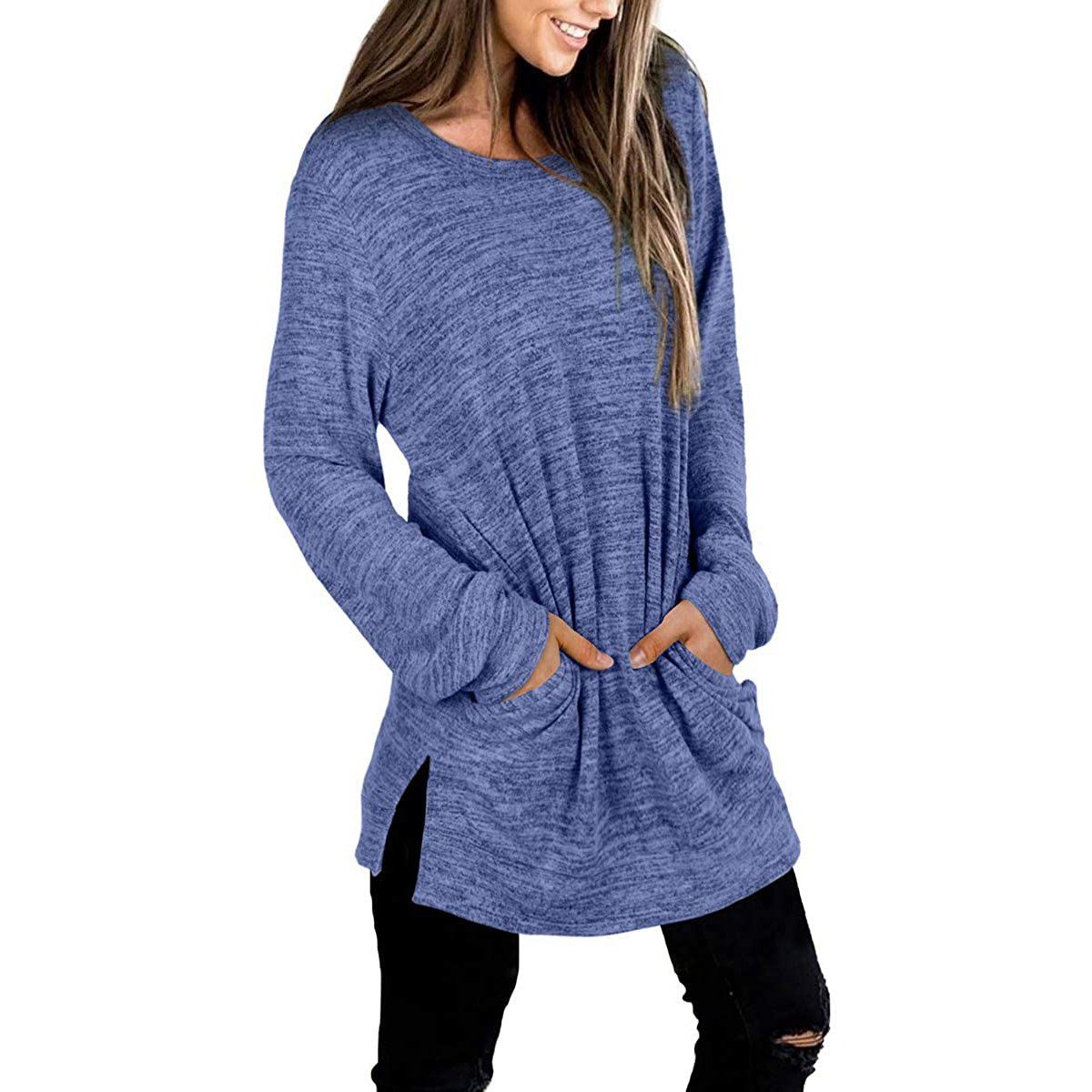 Women's Casual Sweatshirts Long Sleeve Oversized Shirt