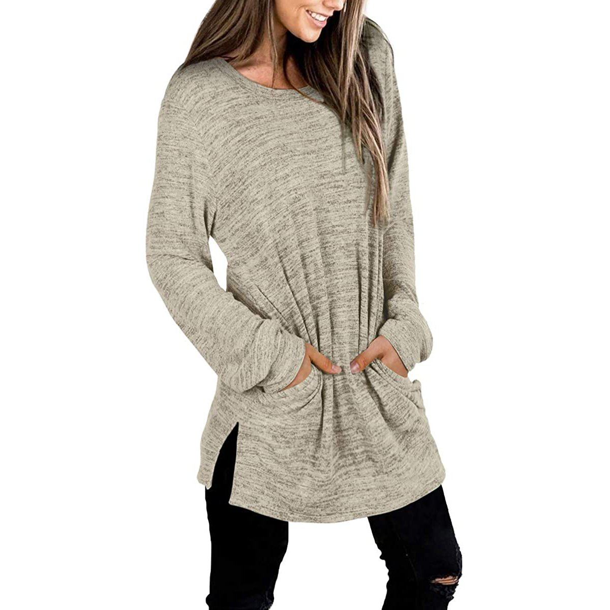 Women's Casual Sweatshirts Long Sleeve Oversized Shirt