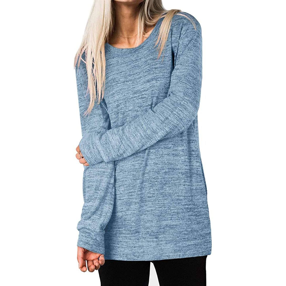 Women's Casual Sweatshirts Long Sleeve Oversized Shirt
