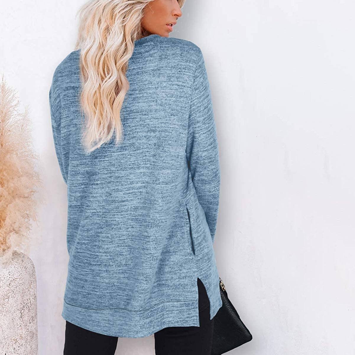 Women's Casual Sweatshirts Long Sleeve Oversized Shirt