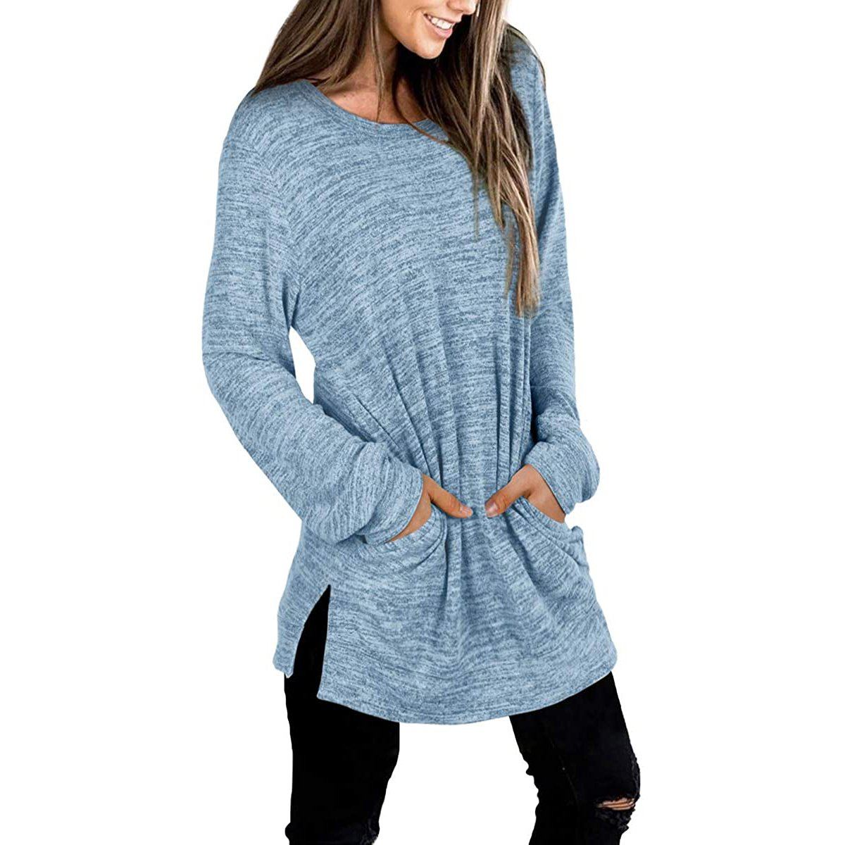 Women's Casual Sweatshirts Long Sleeve Oversized Shirt