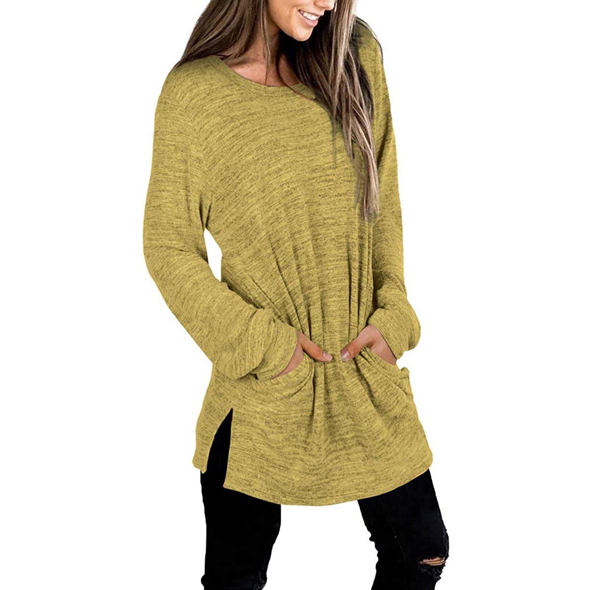 Women's Casual Sweatshirts Long Sleeve Oversized Shirt