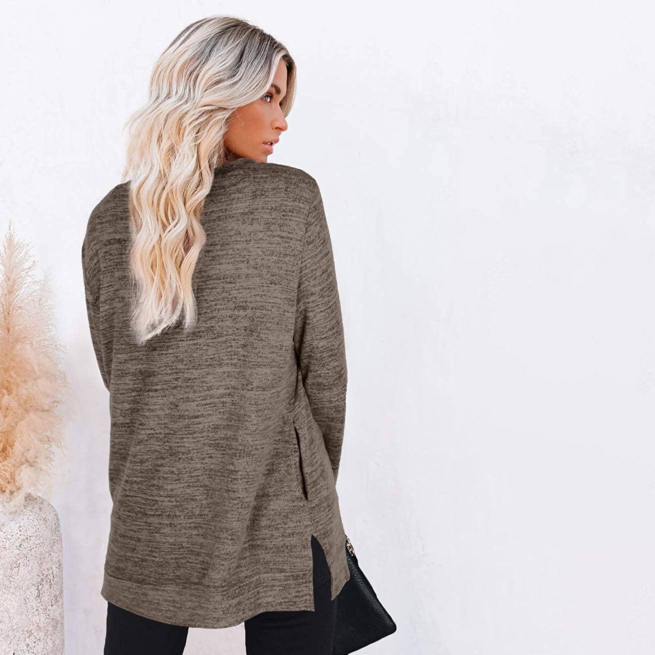 Women's Casual Sweatshirts Long Sleeve Oversized Shirt