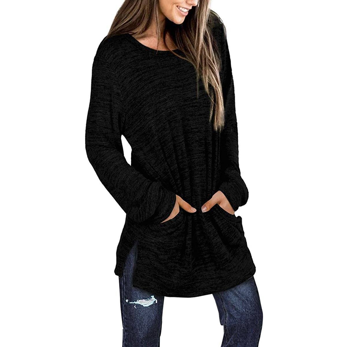 Women's Casual Sweatshirts Long Sleeve Oversized Shirt